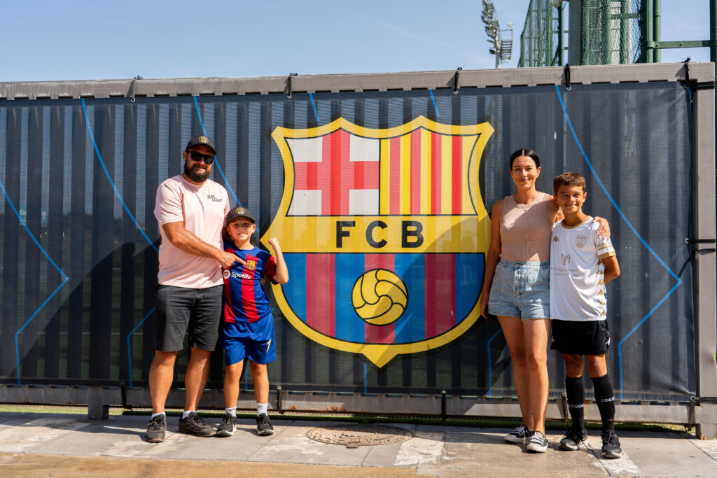 ENTRENAMIENTOS CON EL FC BARCELONA 